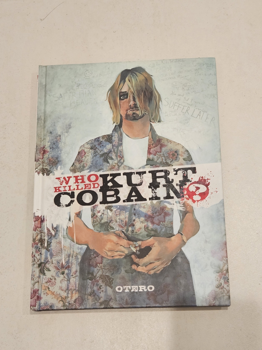 Who Killed Kurt Cobain? Graphic Hardcover Book - Multicolor